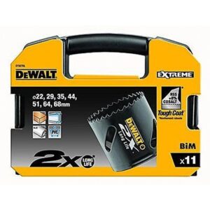 SEGA A TAZZA BIMETALLICA  KIT DA 11PZ DEWALT