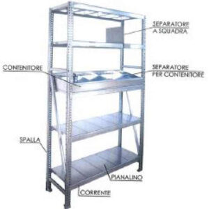 SCAFF INC SPALLA 60X260 ZINCATO