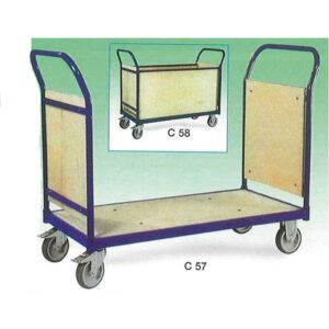 CARRELLO C58 CON SPONDE