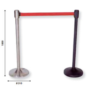 COLONNA BETA INOX NASTRO BLU