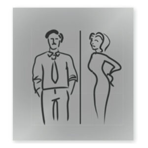 PITTOGRAMMA UOMO/DONNA
