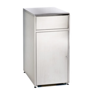 CONTENITORE INOX SATINATO 120 LT
