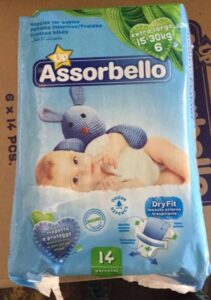 PANNOLINI BAMBINI XL 15/30 kg 6 x 14 pz