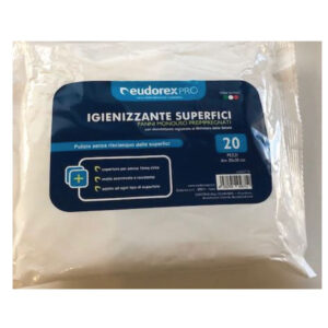 SALVIETTE IGIENIZ PMC SUPERFICI 20 pz