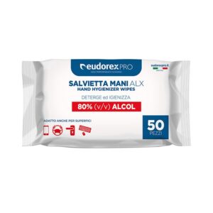 SALVIETTA DISINF MANI ALX 80% - 50pz