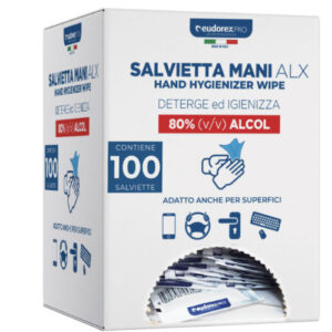 SALVIETTE MONODOSE MANI ALX BOX 100PZ