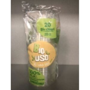 BICCH PLA 200 cc TRASP (cf 60 x 20 pz)