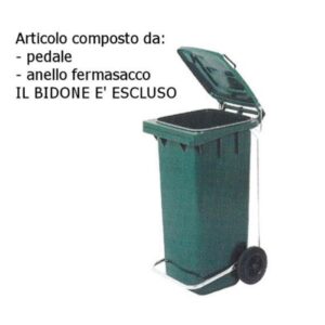 KIT PEDALE + ASTA - 80 ltr