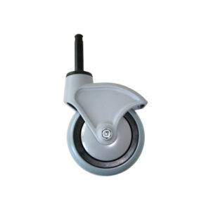RUOTA 80/MM C/PARAFILO PERNO FILETT.