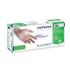 GUANTI VINILE S/P REFLEX 36 cf 100 pz