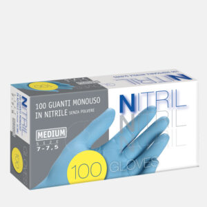 GUANTI ENLL NITRIL S/POLV 100 pz