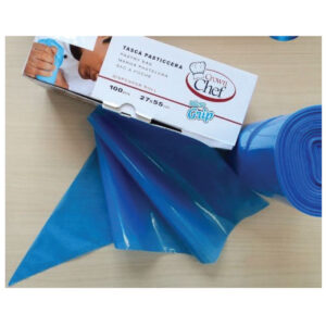 SACCAPOCHE BLU 100 pz 36x20 3 strati