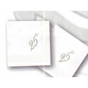 TOV.LI 2V 25x25 BIANCO PERSONALIZZATI