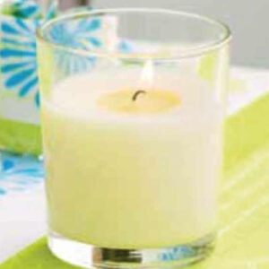 CANDELE 64x64 ARANCIO IN VETRO