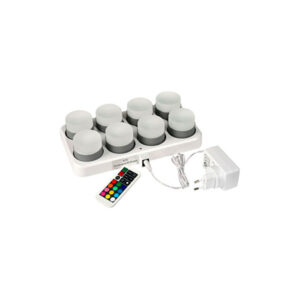KIT 8 LAMPADE LED MINI 48 x D.50 mm 13ore