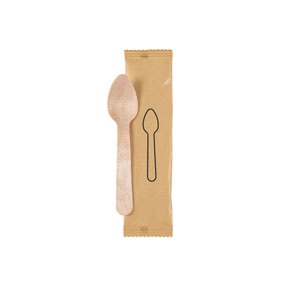 CUCCHIAINO LEGNO IMB SING 250PZ