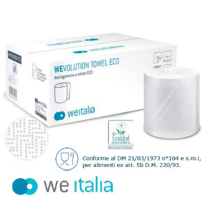 ASCIUGAMANI 6 ROTOLI WEVOLUTION ECOLABEL