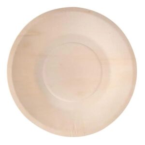 PIATTO LEGNO TONDO 22cm - 500pz