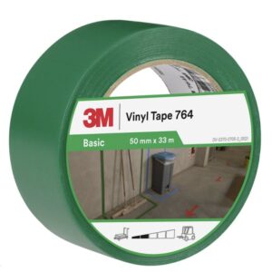 NASTRO VINILICO VERDE 50x33  3M 764