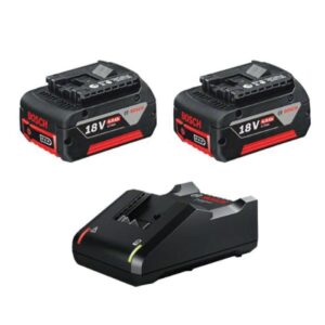 KIT BOSCH 2 BATTERIE 18V4Ah + CARICA BATTERIA