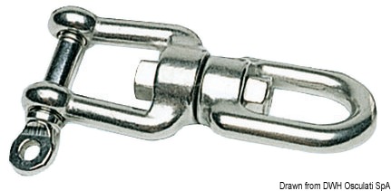 Girella inox occhio/grillo 10 mm