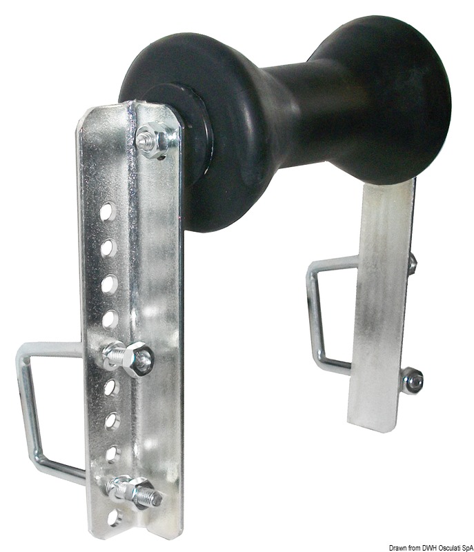 Rullo centrale singolo rinforzato con staffe