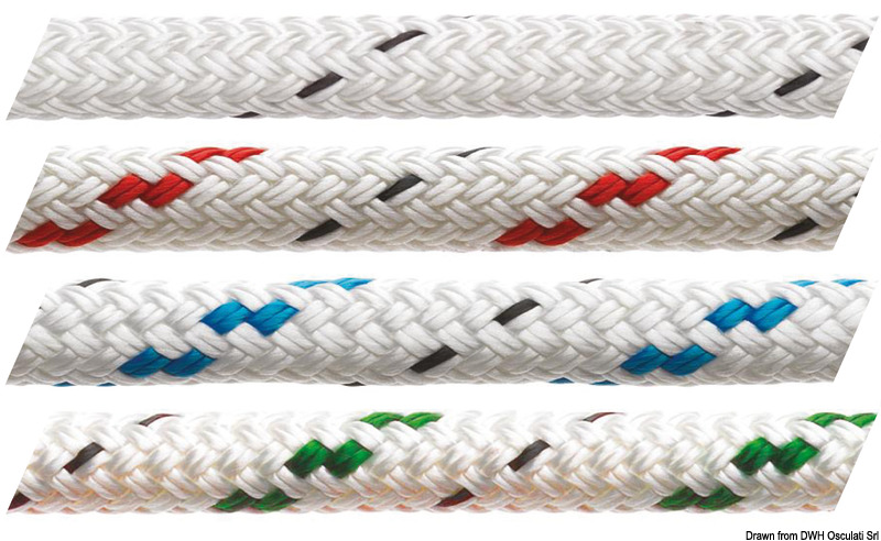 Cima Marlow Doublebraid 10 mm bianca