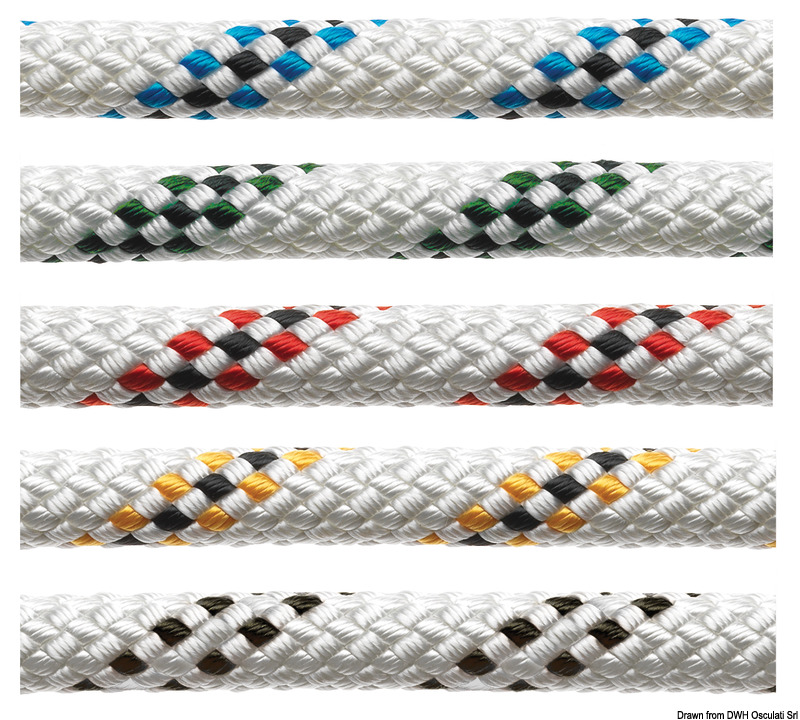 Marlow Braid Fleck 12 mm rosso