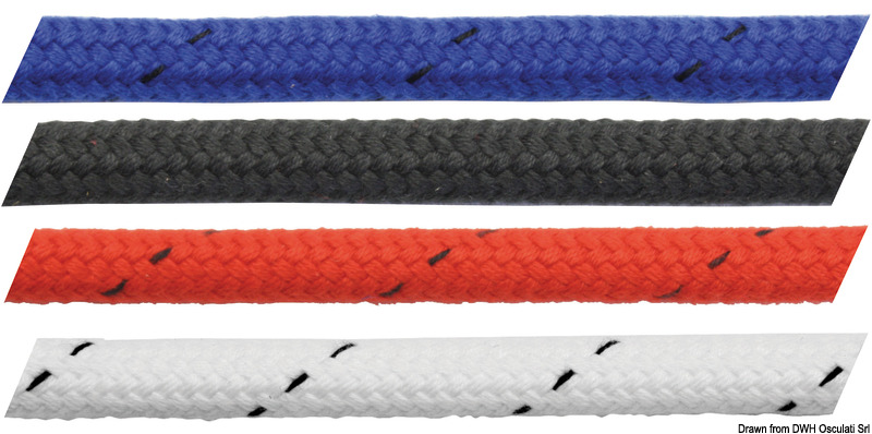 Marlow poliestere Matt 10 mm bianca