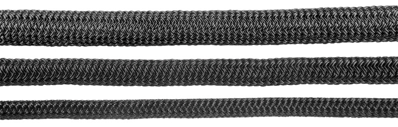 Doppia treccia Megayacht  mm 24 nera