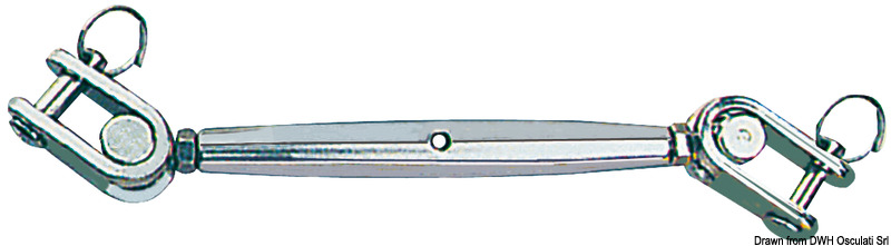 Tenditori inox 10 mm due forcelle snodate