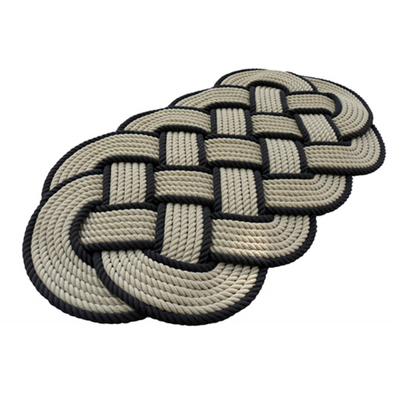 TAPPETO CANAPA-NERO 600X330