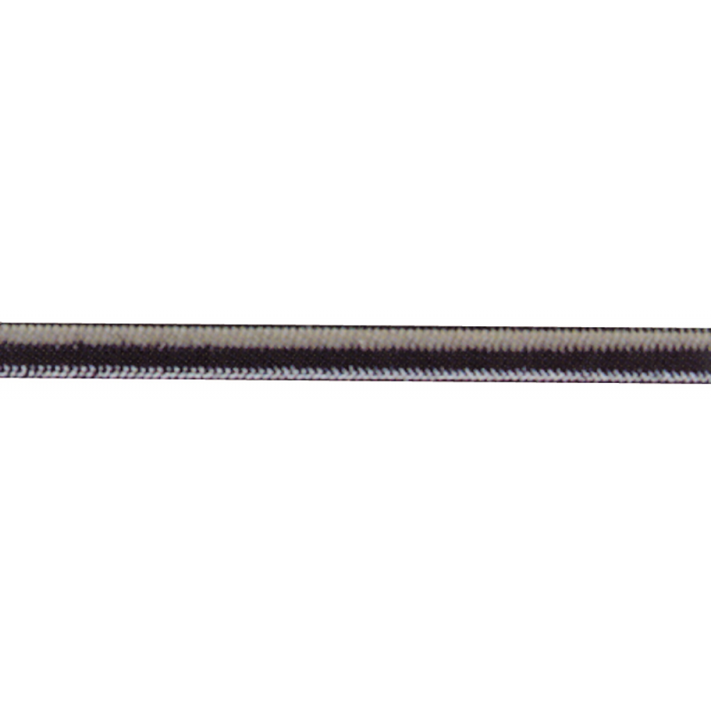TRECCIA ELASTICA NERA Ø MM.4  MT100