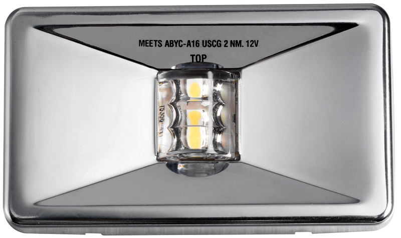 Fanale rettangolare Mouse Stern corpo inox