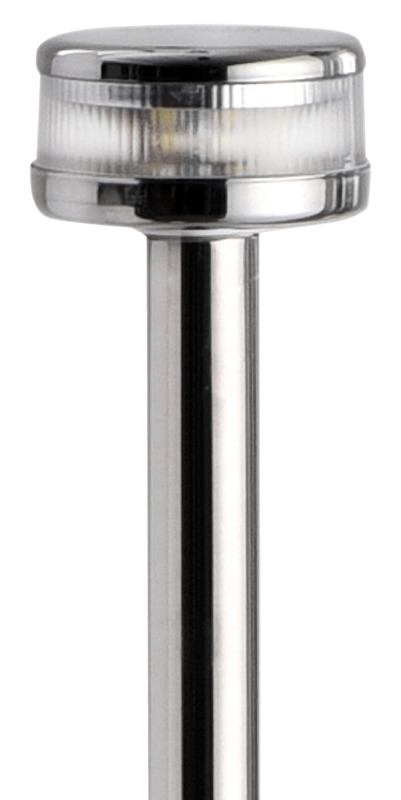 Asta luminosa abbattibile, 60 cm. inox