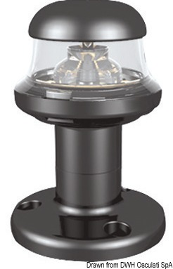 Fanale nero led 360°