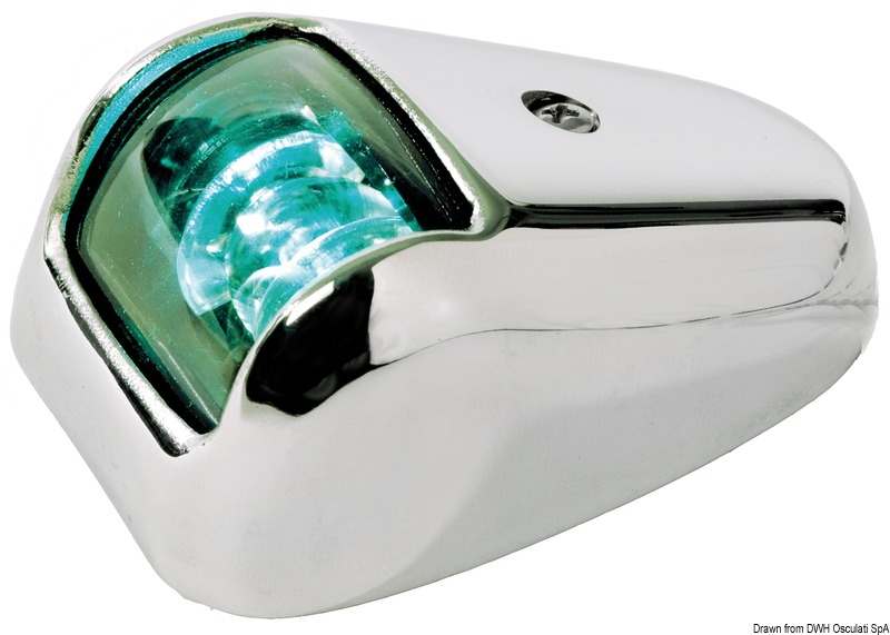 Fanale verde inox 112° Orions