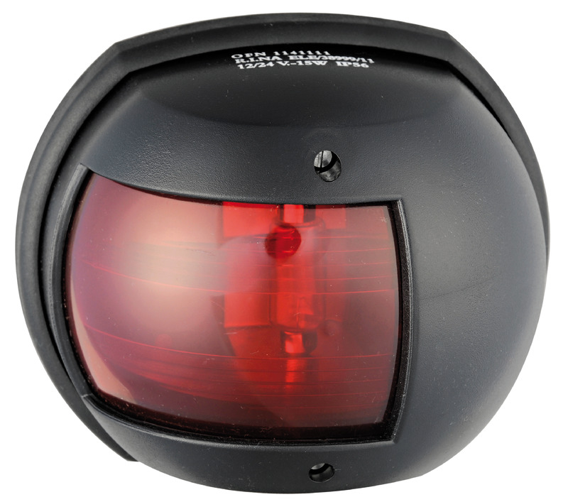 Fanale Maxi 20 rosso/nero 12 V