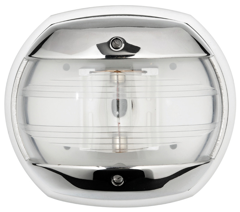 Fanale Maxi 20 inox bianco 225° 12 V