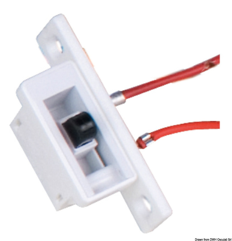 Luce ABS bianco per armadi