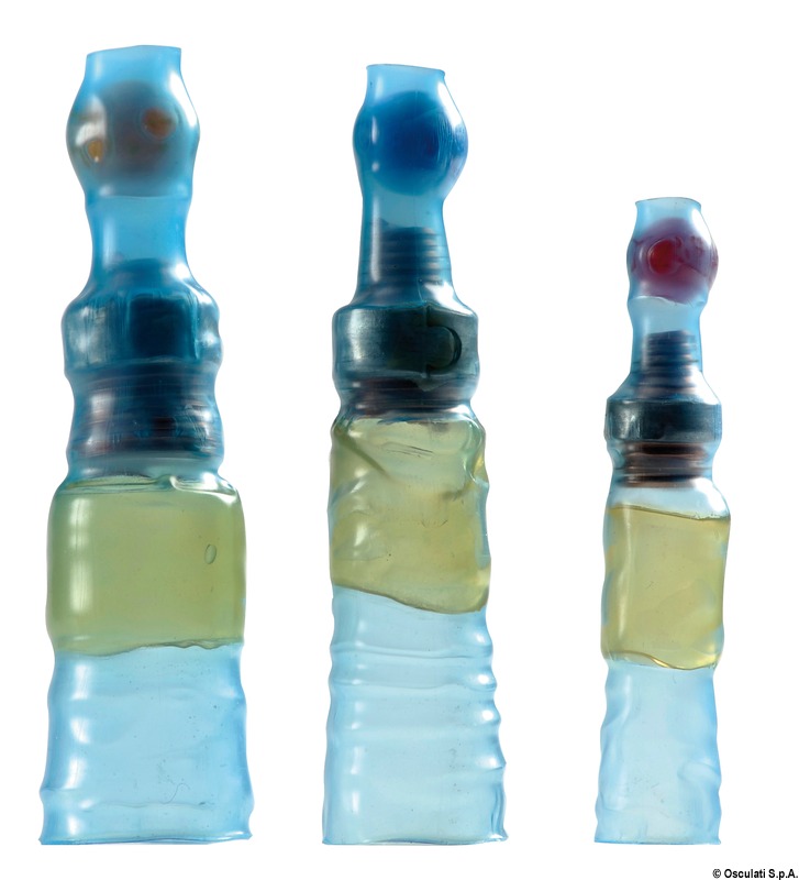 Cappucci terminali blu