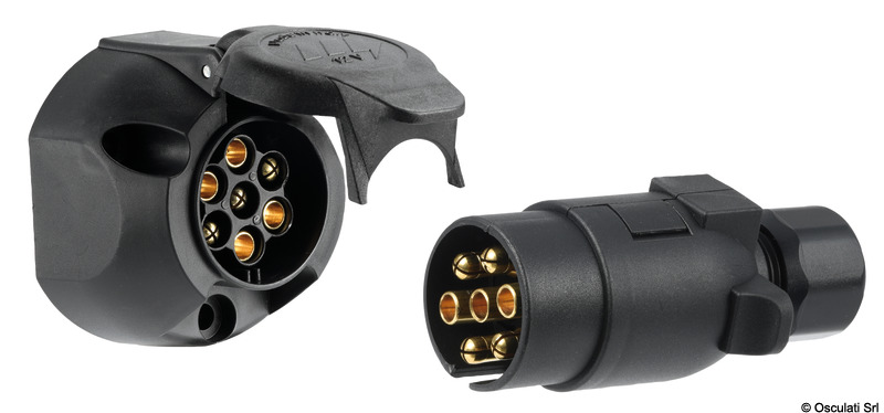 Presa + spina 7 poli x rimorchi