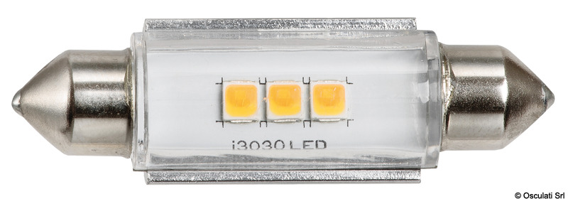 Lampadina LED bianco e verde