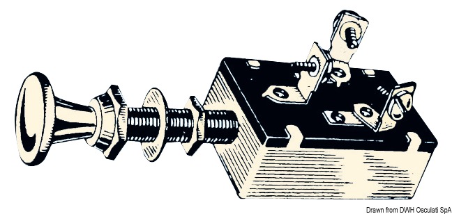 Interruttore 1+1 circuiti 25 A