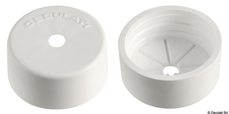 Tappo in plastica per tubo bianco 16.104.39