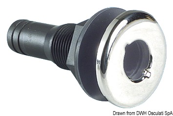 Scarico a mare nylon nero 1