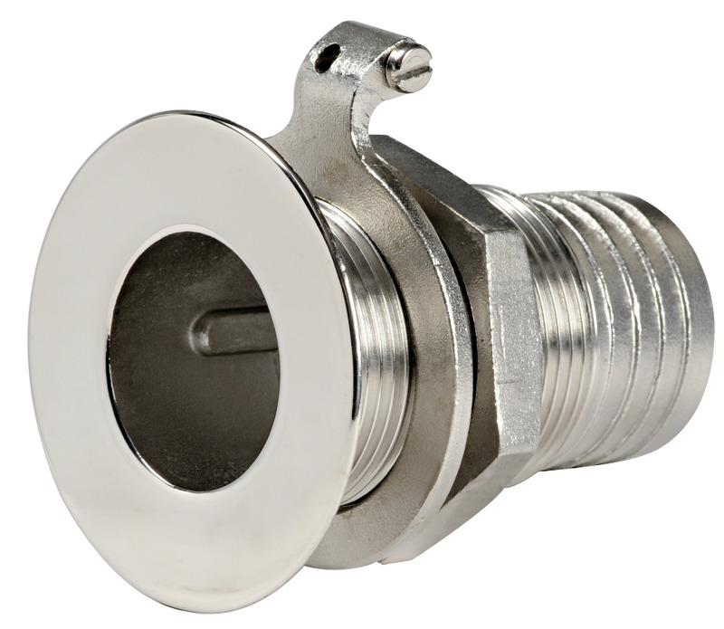 Scarico a mare inox 1/2