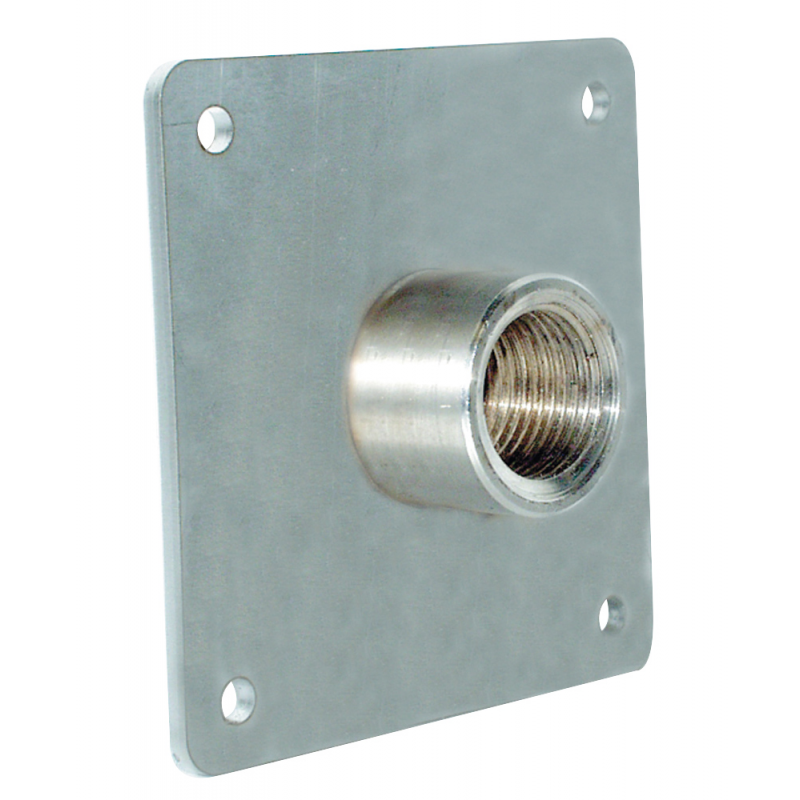 PIASTRA INOX C/MANICOTTO DA 1'