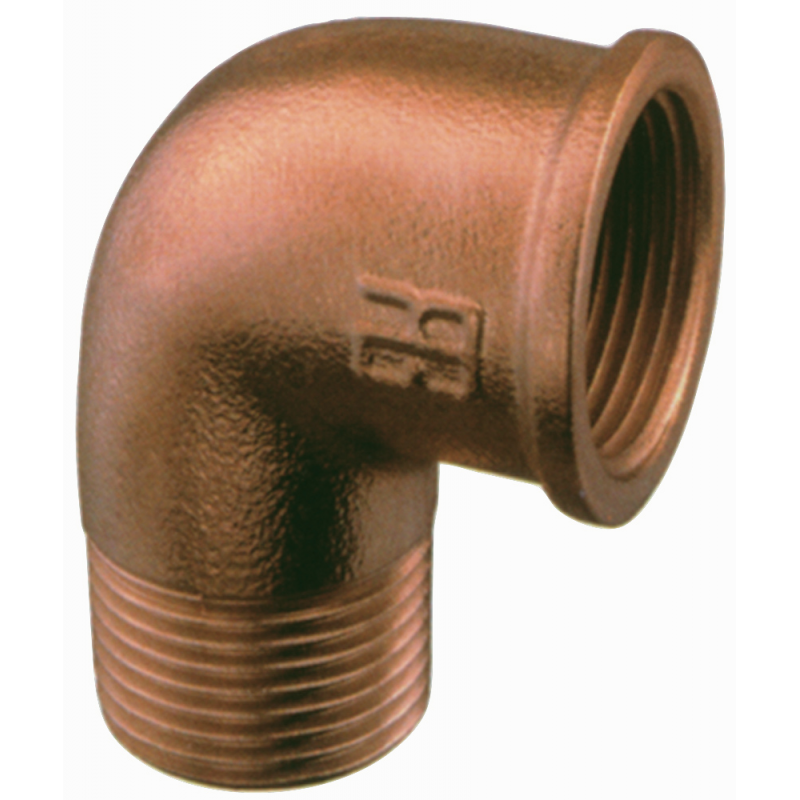 CURVA M-F IN BRONZO DA 3/4