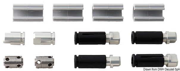 Kit cerniere per Lewmar LP o MP